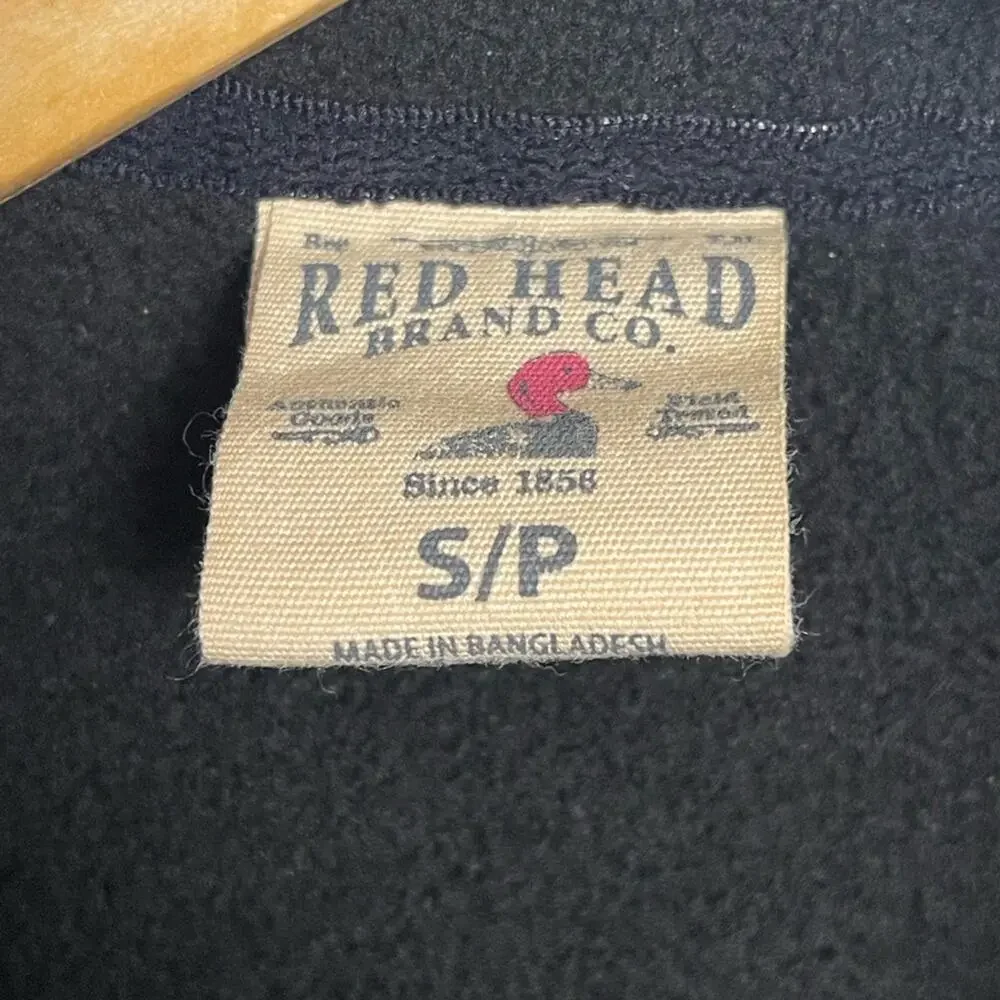 Boys RedHead charcoal Fleece Vest Size S